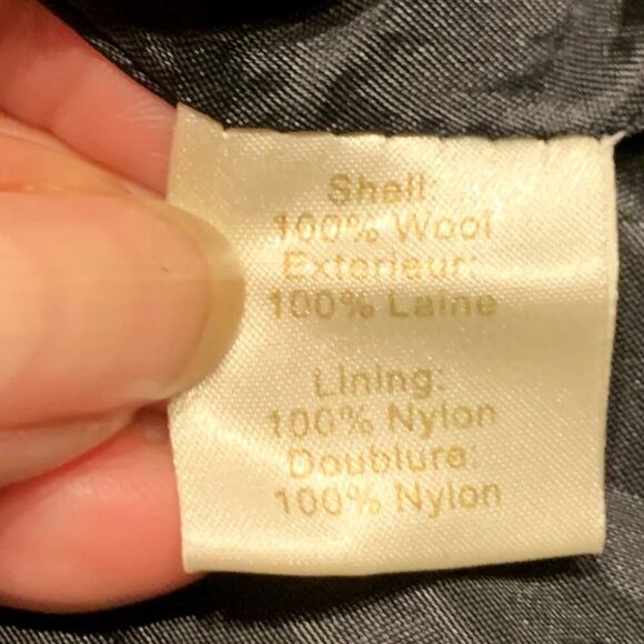 Carson, jacket, grey felted wool, embroidered, quilted, Sz M, EUC - Picture 9 of 15